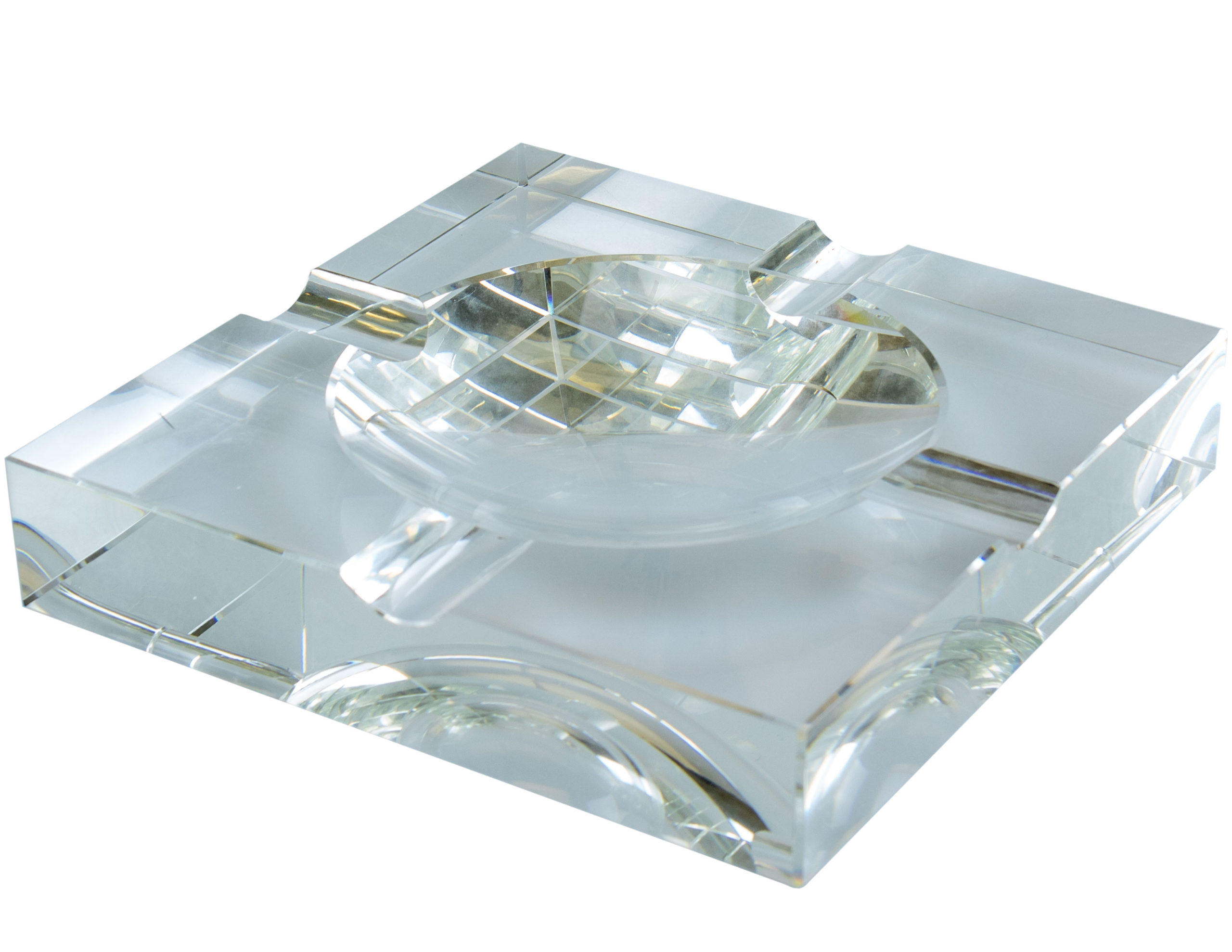 Ash Crystal square nick gift 200mm 38008