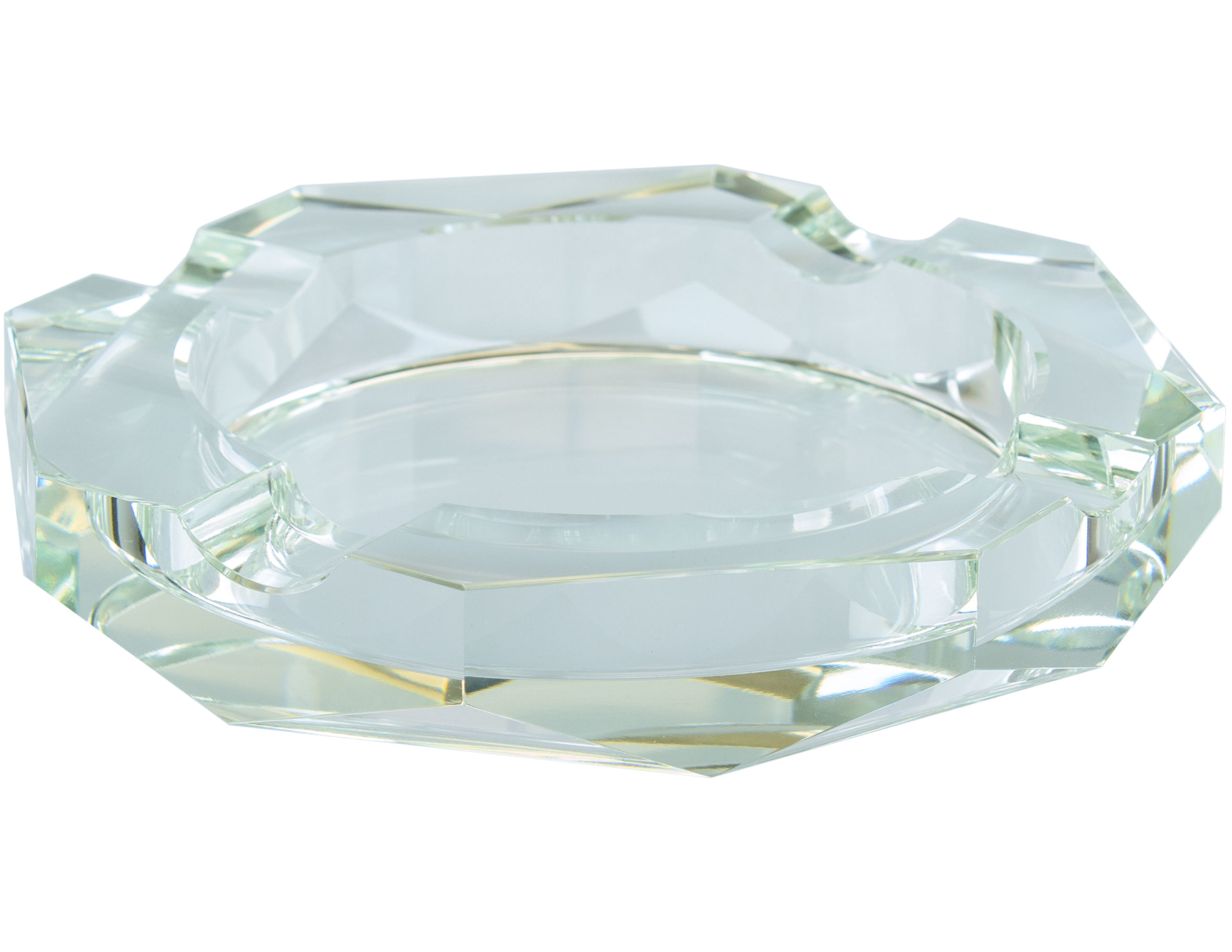 Ashtray Crystal octagon 180mm 38004