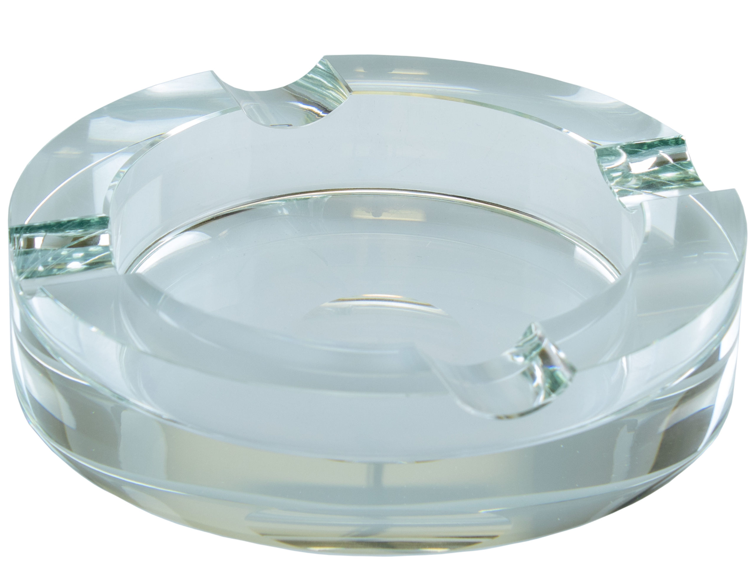 Ashtray Crystal round smooth 180mm 38006