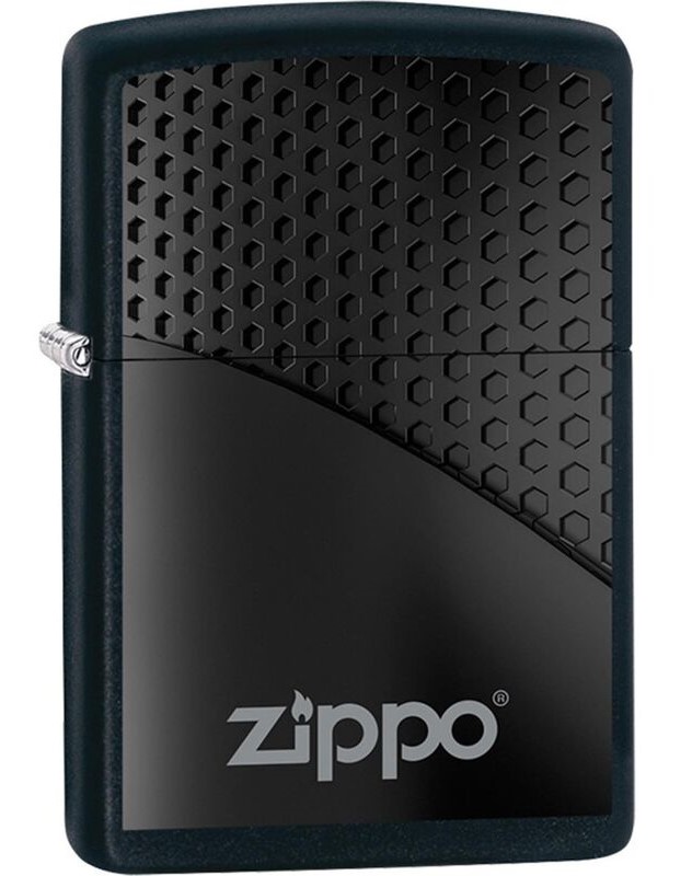 Zippo Black Hexagon