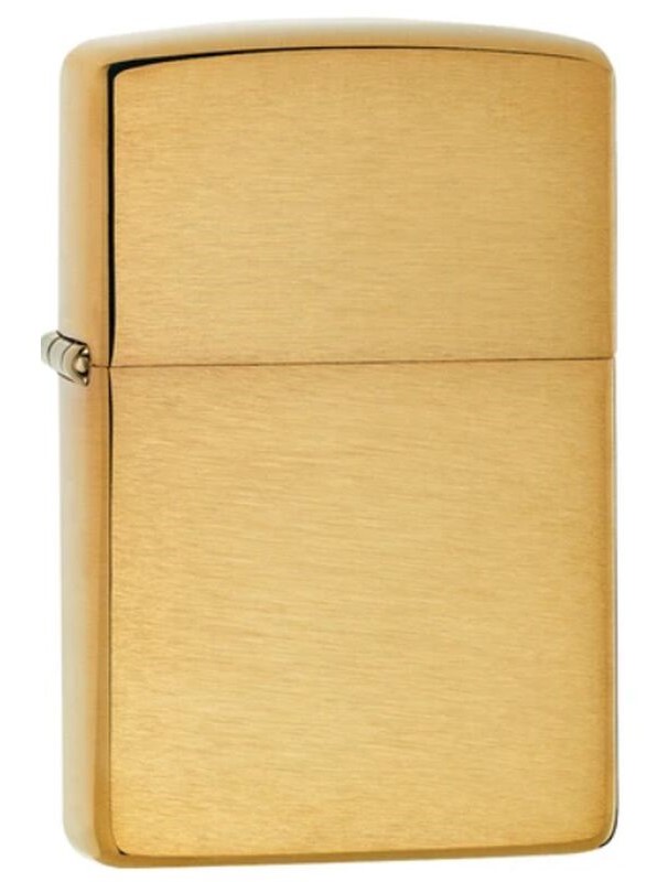 Zippo Brushed Brass