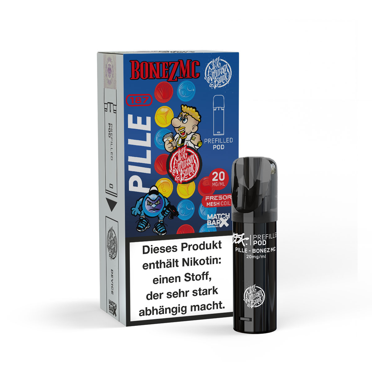 187 Pod Pille 2ml - TabacShop.ch | Vente de tabac en ligne